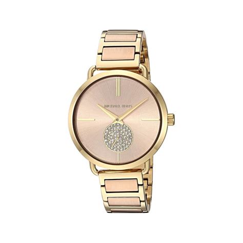 michael kors portia watch black|Michael Kors Women's Portia Black Stainless Steel Bracelet .